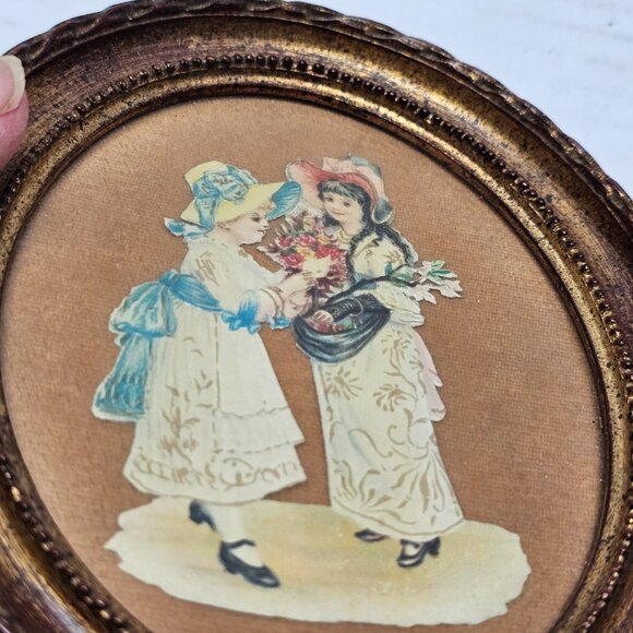 Vintage Romantic Victorian Fashion French Magazine La Mode Illustration Wall Art - Picture 12 of 14